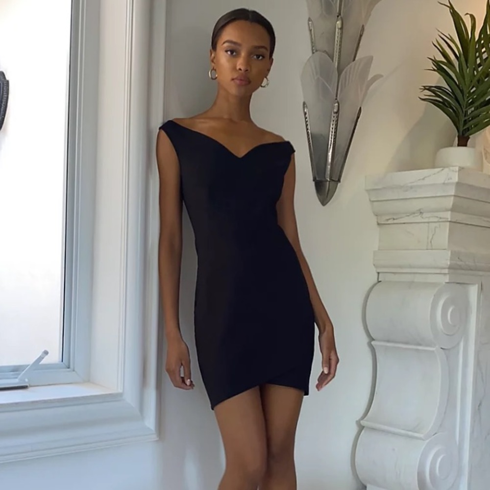 Aritzia Babaton Black Onyx Dress